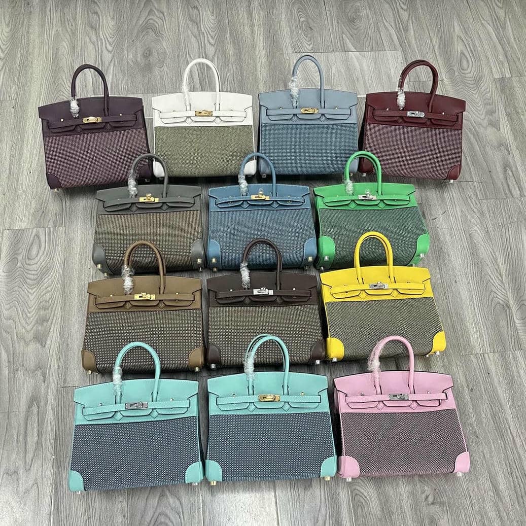 Birkin Canvas-Leather Mix-1